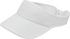 Black Ice Vector Visor Adjustable Hats For Women For Summer Beach White