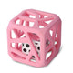Malarkey Kids Teething Chew Cube Pink