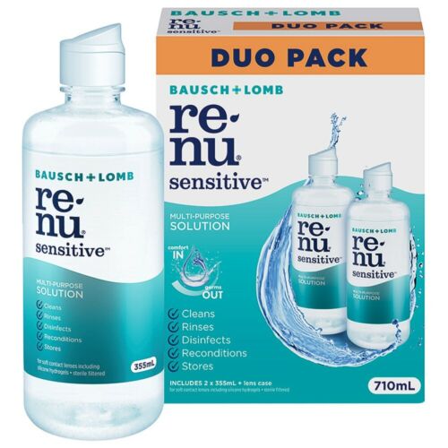 Bausch & Lomb Renu Sensitive Multi-Purpose Duo Pack 710ml (355ml + 355ml)