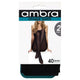 Ambra Tight Opaque 40 Denier Black 2 Pack