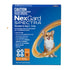 Nexgard Spectra Chewables For Very Small Dogs 2 To 3.5kg Orange 3 Pack