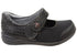 Homyped Maya Jane Womens Leather Comfort Shoes Black E Fitting
