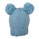 Beanie Kids Double Pom Pom Beanie Blue