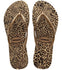 Havaianas Slim Animal Flip Flops in Sand Gold 39/40