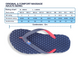 Souls Comfort Massage Thongs Barrier Reef Blue M11