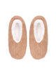SnuggUps Womens Metallic Latte Slipper Socks Small EU35 37