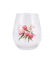 Splosh Native Blooms Stemless Wine Glass Red Floral