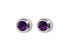 Studex System 75 Surgical Stainless Steel Regular Bezel Amethyst Ear Piercing Studs