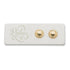 Palas Silver and Brass Boho Sun Stud Earrings