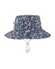 Toshi Acacia Kids Sunhat with Chin Strap and Upf 50 Plus Sun Protection Mid Blue Large