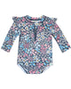 Toshi Ripple Swim Ls Onesie Wattle Dusk 00
