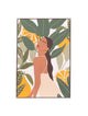 Tuscan Sun Green Goddess Framed Canvas Wall Art 64x94cm