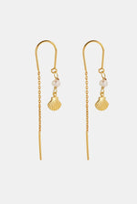Zafino Shelly Thread Gold Earrings