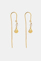 Zafino Shelly Thread Gold Earrings