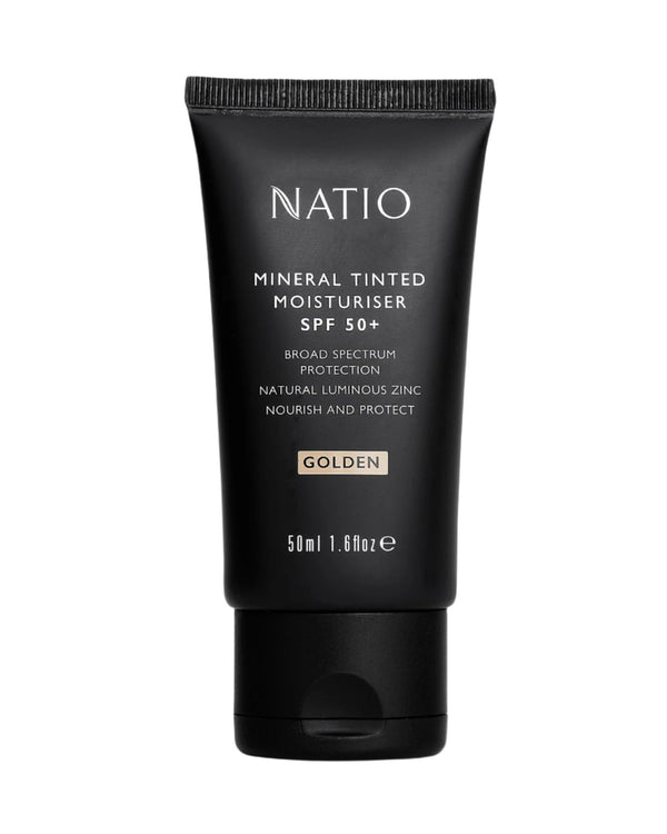 Natio Mineral Tinted Moisturiser SPF 50+ Golden