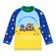 Radicool Kids Upf 50+ Save Our Wombats Rash Vest Blue Size 2