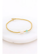 Zafino Brooke Bracelet in Sea Gold with 18k Gold Plating 16CM