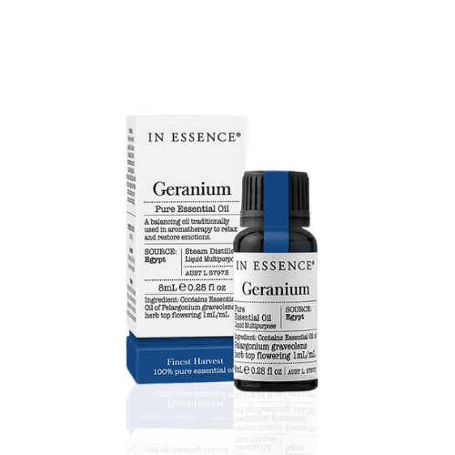 In Essence Geranium Essential Oil 8ml - Cosmetics Squad