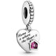 Pandora Love My Home Heart Dangle