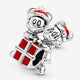 Pandora Disney Mickey Mouse and Minnie Mouse Present Charm