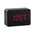 Jinx LED Alarm Clock - Black