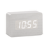 Jinx LED Alarm Clock - White